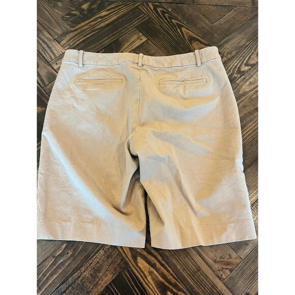 Lauren Ralph Lauren Chino Golf Bermuda Shorts Women 12 Beachy Preppy Academia - Picture 4 of 13